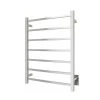 WarmlyYours 7-Bar Tahoe Towel Warmer, Hardwired, Polished Stainless Steel -Toilet Storage Shop polished warmlyyours towel warmers tws2 tah07ph 64 1000