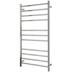 WarmlyYours Elevate OntarioXL 11-Bar Electric Towel Warmer in Polished Stainless Steel
