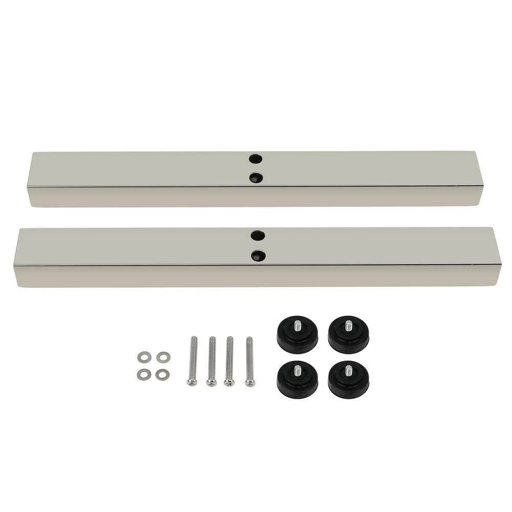 WarmlyYours 6-Bar Ibiza Freestanding Towel Warmer, Hardwired, Polished Stainless Steel 5 WarmlyYours 6-Bar Ibiza Freestanding Towel Warmer, Hardwired, Polished Stainless Steel - Image 3