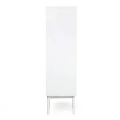 Simpli Home Draper 55.9 in. H x 15.75 in. W Bath Storage Tower in Pure White -Toilet Storage Shop pure white simpli home over the toilet storage axcbcdrp 05 4f 1000