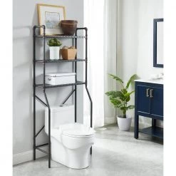 Furniture of America Porona 26.25 in. Space Saver in Sand Black 11 Furniture of America Porona 26.25 in. Space Saver in Sand Black -Toilet Storage Shop sand black furniture of america over the toilet storage idf ac550 s 31 1000