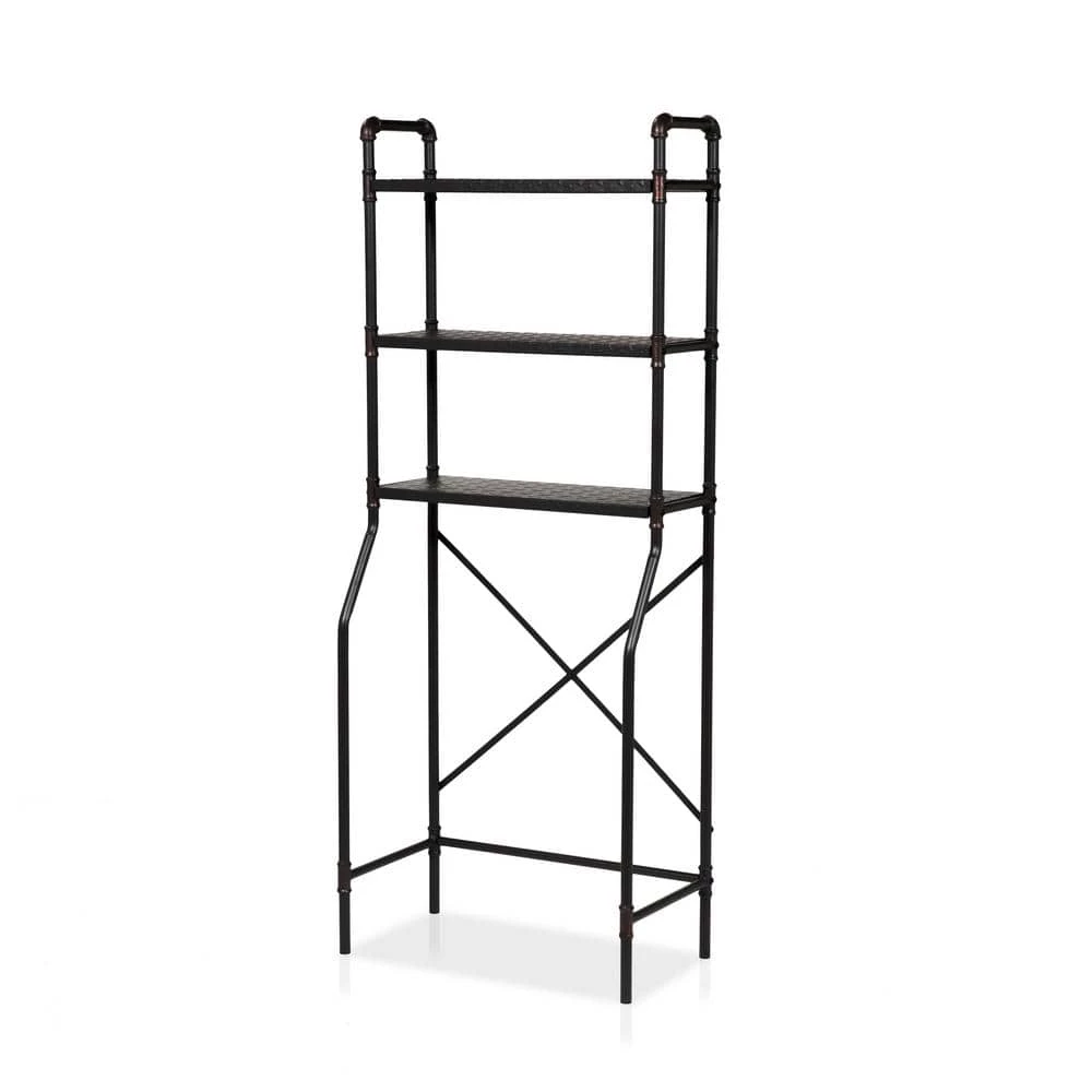 Furniture of America Porona 26.25 in. Space Saver in Sand Black 3 Furniture of America Porona 26.25 in. Space Saver in Sand Black