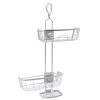 Zenna Home NeverRust Aluminum 4-Way Adjustable Shower Caddy in Satin Chrome -Toilet Storage Shop satin chrome zenna home shower caddies 7413al 64 1000