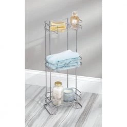 IDesign Neo 3-Tier Bath Shelf Satin -Toilet Storage Shop satin idesign shower caddies 27909 c3 1000