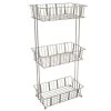 Laura Ashley Aristo 3 Tier Spa Tower in Satin 1 Laura Ashley Aristo 3 Tier Spa Tower in Satin -Toilet Storage Shop satin nickel laura ashley shower caddies la 92302 sat 64 1000