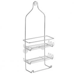InterDesign Milo Shower Caddy in Silver