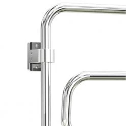 WarmlyYours Elements 4-Bar Plug-In Towel Warmer in Silver Polished Stainless Steel -Toilet Storage Shop silver polished stainless steel warmlyyours towel warmers tw e4pcp 40 1000