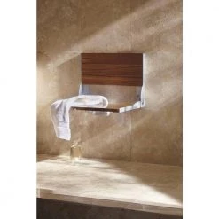 MOEN Fold Down Teak Shower Chair 14 MOEN Fold Down Teak Shower Chair -Toilet Storage Shop stainless steel moen shower seats dn7110 fa 1000