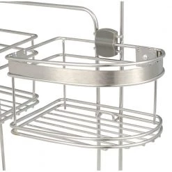 Zenna Home Premium Expandable Shower Caddy for Hand Held Shower or Tall Bottles in Stainless Steel 11 Zenna Home Premium Expandable Shower Caddy for Hand Held Shower or Tall Bottles in Stainless Steel -Toilet Storage Shop stainless steel zenna home shower caddies e7546stbb 40 1000