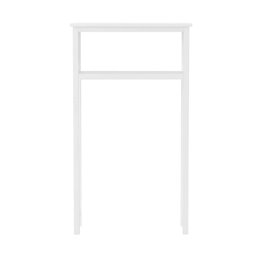 Alaterre Furniture Coventry 27 in. W x 48 in. H Bathroom Over Toilet Space Saver Shelf in White 4 Alaterre Furniture Coventry 27 in. W x 48 in. H Bathroom Over Toilet Space Saver Shelf in White - Image 2