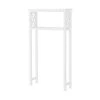 Alaterre Furniture Coventry 27 in. W x 48 in. H Bathroom Over Toilet Space Saver Shelf in White -Toilet Storage Shop white alaterre furniture over the toilet storage anct73wh 64 1000