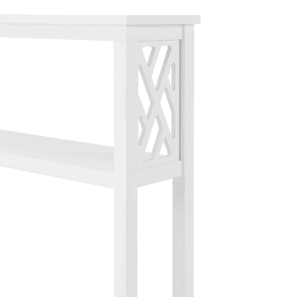 Alaterre Furniture Coventry 27 in. W x 48 in. H Bathroom Over Toilet Space Saver Shelf in White 7 Alaterre Furniture Coventry 27 in. W x 48 in. H Bathroom Over Toilet Space Saver Shelf in White - Image 5