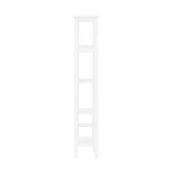 Alaterre Furniture Dover 35 in. W Over Toilet Space Saver with Side Shelving, 27 in. W Bathroom Shelf with 2-Towel Rods in White -Toilet Storage Shop white alaterre furniture over the toilet storage ando704wh 44 1000