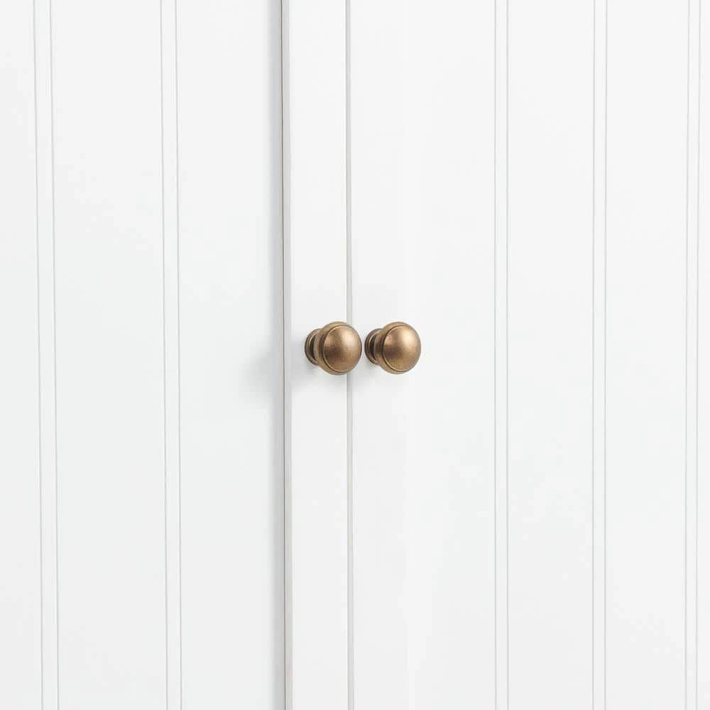 Alaterre Furniture Dover 27 in. W Over Toilet Hutch Space Saver with 2-Doors in White 8 Alaterre Furniture Dover 27 in. W Over Toilet Hutch Space Saver with 2-Doors in White - Image 6