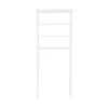 Alaterre Furniture Dover 27 in. W Over Toilet Space Saver with Open Shelving in White