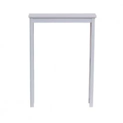 Alaterre Furniture Dorset 27 in. W x 66 in. H x 9 in. D White Over-the-Toilet Storage with Glass Doors -Toilet Storage Shop white alaterre furniture over the toilet storage anva7273wh 44 1000