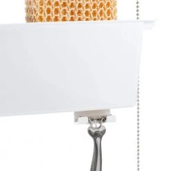 Bath Bliss 3-Tier Hanging Suction Shower Caddy in White -Toilet Storage Shop white bath bliss shower caddies 10114 white 76 1000