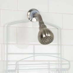 Bath Bliss Ellipse Collection Deluxe Shower Caddy in White 9 Bath Bliss Ellipse Collection Deluxe Shower Caddy in White -Toilet Storage Shop white bath bliss shower caddies 10136 white 4f 1000