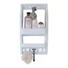 Bath Bliss Multi Hanging Option Shower Caddy in White