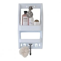 Bath Bliss Multi Hanging Option Shower Caddy in White