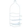 Bath Bliss Curve Design Shower Caddy 1 Bath Bliss Curve Design Shower Caddy -Toilet Storage Shop white bath bliss shower caddies 4008 wht 64 1000