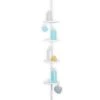 Better Living Ultimate Shower Pole in White 1 Better Living Ultimate Shower Pole in White -Toilet Storage Shop white better living shower caddies 70040 64 1000
