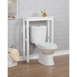 Bolton Furniture Dorset 27 in. W Toilet Base Storage Shelf in White 13 Bolton Furniture Dorset 27 in. W Toilet Base Storage Shelf in White -Toilet Storage Shop white bolton furniture over the toilet storage anva72wh 31 1000