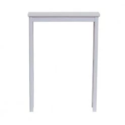 Bolton Furniture Dorset 27 in. W Toilet Base Storage Shelf in White