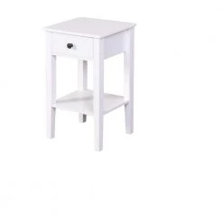 Cadeninc 12.60 in. W x 25.60 in. H x 16.30 in. D White CARB P2 MDF Over-the-Toilet Storage