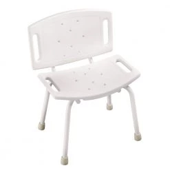 Delta 15-1/2 in. x 4-1/2 in. Bathtub and Shower Safety Chair in White