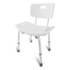 DMI Medical Heavy-Duty Spa Bathtub Tool-Free Assembly Adjustable Height Shower Chair Bath Seat Bench with Black, White -Toilet Storage Shop white dmi shower seats 522 0798 1900 64 1000