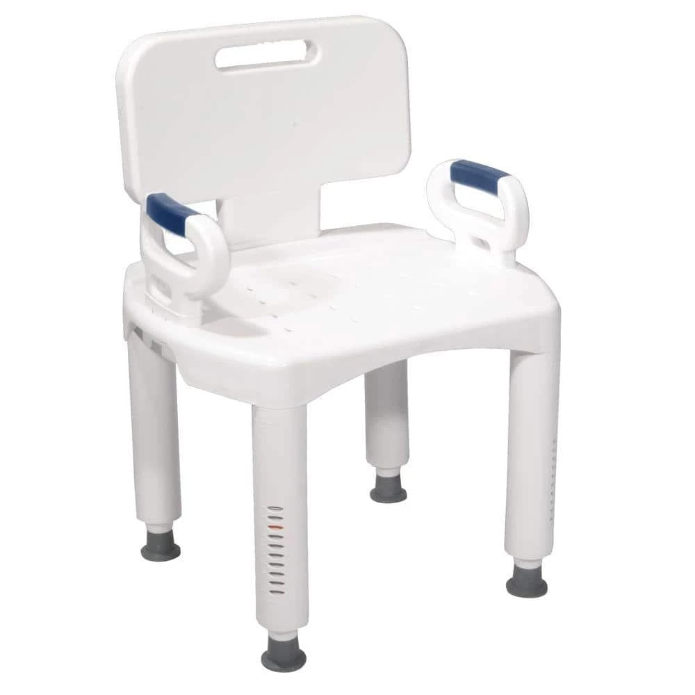 Drive Medical Bath Bench with Back and Arms 3 Drive Medical Bath Bench with Back and Arms