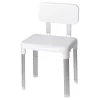 EVEKARE Deluxe Bathroom Safety Shower Seat with Back Support in White 2 EVEKARE Deluxe Bathroom Safety Shower Seat with Back Support in White -Toilet Storage Shop white evekare shower seats evk 0509 itu 64 1000
