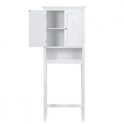 Glitzhome 26 in. W x 68.26 in. H x 9.25 in. D White Over-the-Toilet Storage 15 Glitzhome 26 in. W x 68.26 in. H x 9.25 in. D White Over-the-Toilet Storage -Toilet Storage Shop white glitzhome over the toilet storage gh1517002240 fa 1000