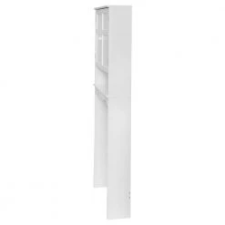 Honey-Can-Do 23.5 in. W x 63 in. H x 7.8 in. D White MDF Over-the-Toilet Storage 13 Honey-Can-Do 23.5 in. W x 63 in. H x 7.8 in. D White MDF Over-the-Toilet Storage -Toilet Storage Shop white honey can do over the toilet storage bth 09600 1f 1000