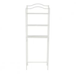 HOUSEHOLD ESSENTIALS 23.5 in. W x 65.5 in. H x 11 in. D White Over-the-Toilet Storage -Toilet Storage Shop white household essentials over the toilet storage 8065 1 44 1000