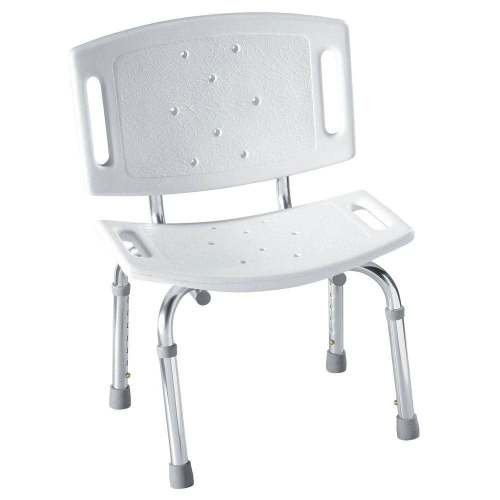 MOEN Adjustable Shower Chair in White 3 MOEN Adjustable Shower Chair in White