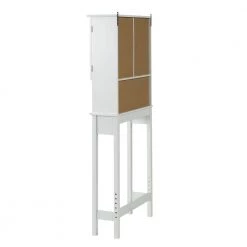 Maincraft 23.6 in. W x 62 in. H x 8.9 in. D White MDF Over-the-Toilet Storage with Adjustable Shelf 21 Maincraft 23.6 in. W x 62 in. H x 8.9 in. D White MDF Over-the-Toilet Storage with Adjustable Shelf -Toilet Storage Shop white over the toilet storage hhk 194550aak d4 1000
