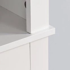 Hooseng Gypsus 23.6 in. W x 67.3 in. H x 7.7 in. D White MDF Over-the-Toilet Storage 13 Hooseng Gypsus 23.6 in. W x 67.3 in. H x 7.7 in. D White MDF Over-the-Toilet Storage -Toilet Storage Shop white over the toilet storage kimw409356191 4f 1000