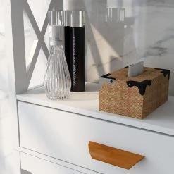 Aoibox 23.62 in. W x 64.96 in. H x 7.87 in. D White MDF Bathroom Over-the-Toilet Storage, with 2-Shelves and 1-Drawer 22 Aoibox 23.62 in. W x 64.96 in. H x 7.87 in. D White MDF Bathroom Over-the-Toilet Storage, with 2-Shelves and 1-Drawer -Toilet Storage Shop white over the toilet storage snmx819 66 1000