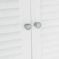 FORCLOVER 26 in. W x 61.8 in. H x 10 in. D White Over-the-Toilet Storage Bathroom Space Saver with Double Doors 11 FORCLOVER 26 in. W x 61.8 in. H x 10 in. D White Over-the-Toilet Storage Bathroom Space Saver with Double Doors -Toilet Storage Shop white over the toilet storage w126 h66h c3 1000