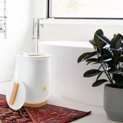 PURSONIC TW500 Bucket Style Towel and Blanket Warmer in White -Toilet Storage Shop white pursonic towel warmers 985118688m 44 1000