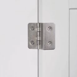 RiverRidge Home Ashland 27.44 in. W x 64.88 in. H x 7.81 in. D White Over-the-Toilet Storage -Toilet Storage Shop white riverridge home over the toilet storage 06 090 fa 1000