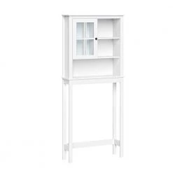 RiverRidge Home Danbury 27.44 in. W x 63.75 in. H x 7.75 in. D Space Saver in White