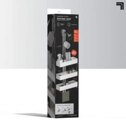 Sharper Image 3-Tier Adjustable Caddy Hanging Shower -Toilet Storage Shop white sharper image shower caddies 1013969 c3 1000