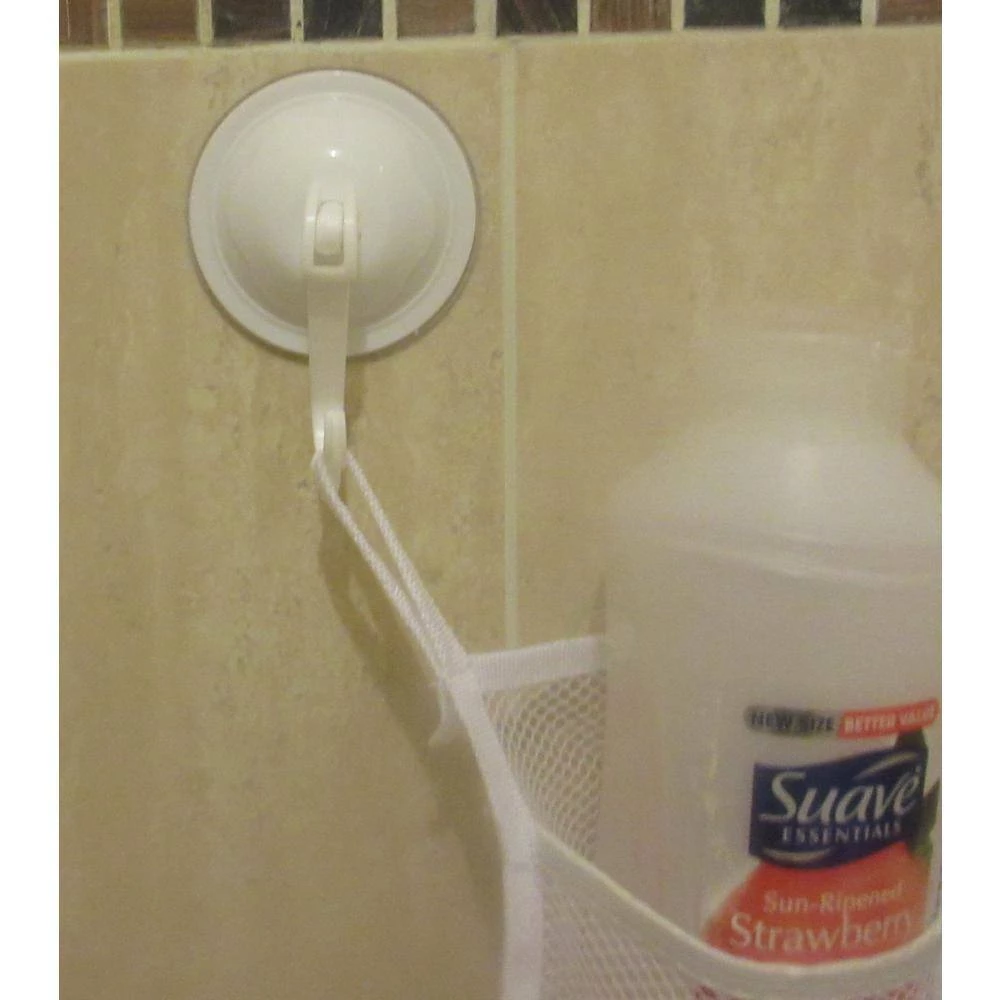 Unbranded Basicwise 4-Section White Bath Toy Organizer with 2-Bonus Super Strong Hook Suction Cups 5 Unbranded Basicwise 4-Section White Bath Toy Organizer with 2-Bonus Super Strong Hook Suction Cups - Image 3