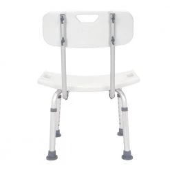 Winado 7 in. H Adjustable Medical Bath Shower Chair Detachable Tub Seat with Backrest Bath Stool -Toilet Storage Shop white shower seats 262566044229 4f 1000