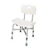 Winado Heavy-duty Adjustable Height Bath Shower Chair Bench Stool Tub Seat Backrest 2 Winado Heavy-duty Adjustable Height Bath Shower Chair Bench Stool Tub Seat Backrest -Toilet Storage Shop white shower seats 263515991748 64 1000