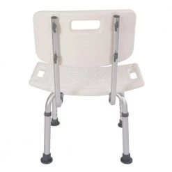 Winado Adjustable Medical Shower Chair Bath Tub Bench Stool Seat with Detachable Backrest -Toilet Storage Shop white shower seats 268566348091 1f 1000