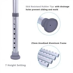 Winado Adjustable Safety Shower Chair Tub Seat Bench Bath Stool White 11 Winado Adjustable Safety Shower Chair Tub Seat Bench Bath Stool White -Toilet Storage Shop white shower seats 681948737151 44 1000